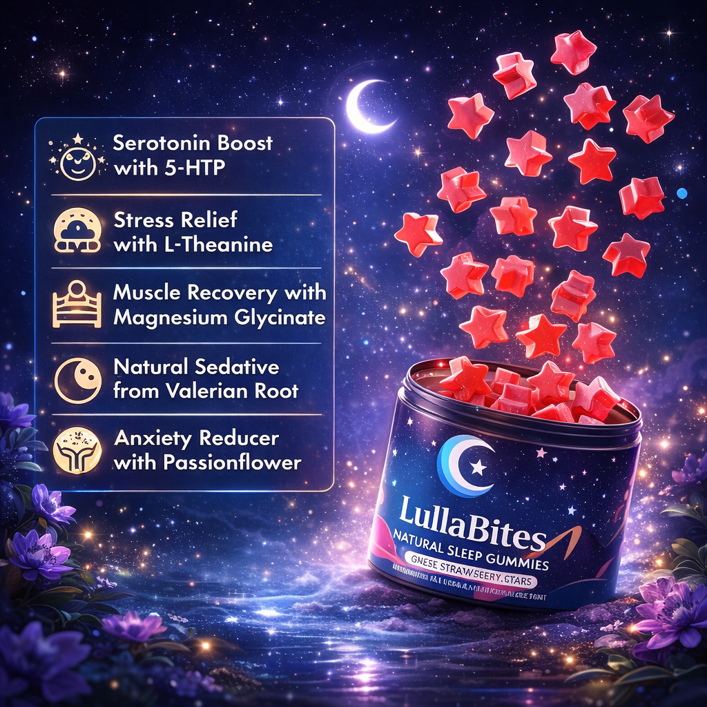 LullaBites Natural Sleep Gummies