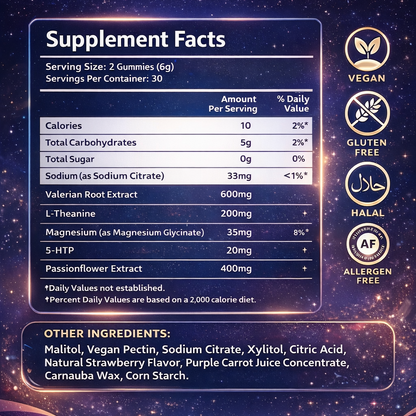 LullaBites Natural Sleep Gummies